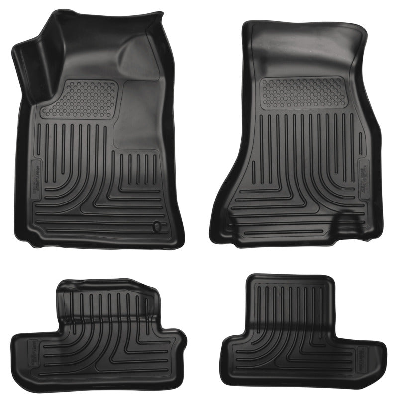 Husky Liners WeatherBeater Combo Black Floor Liners for 08-12 Dodge Challenger R/T SE SRT8 - OneFastShop
