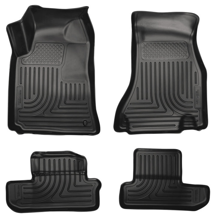 Husky Liners WeatherBeater Combo Black Floor Liners for 08-12 Dodge Challenger R/T SE SRT8 - OneFastShop