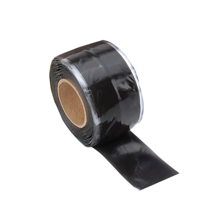 DEI Quick Fix Tape 1in x 12ft Black - Waterproof Self-Curing Silicone Repair Tape