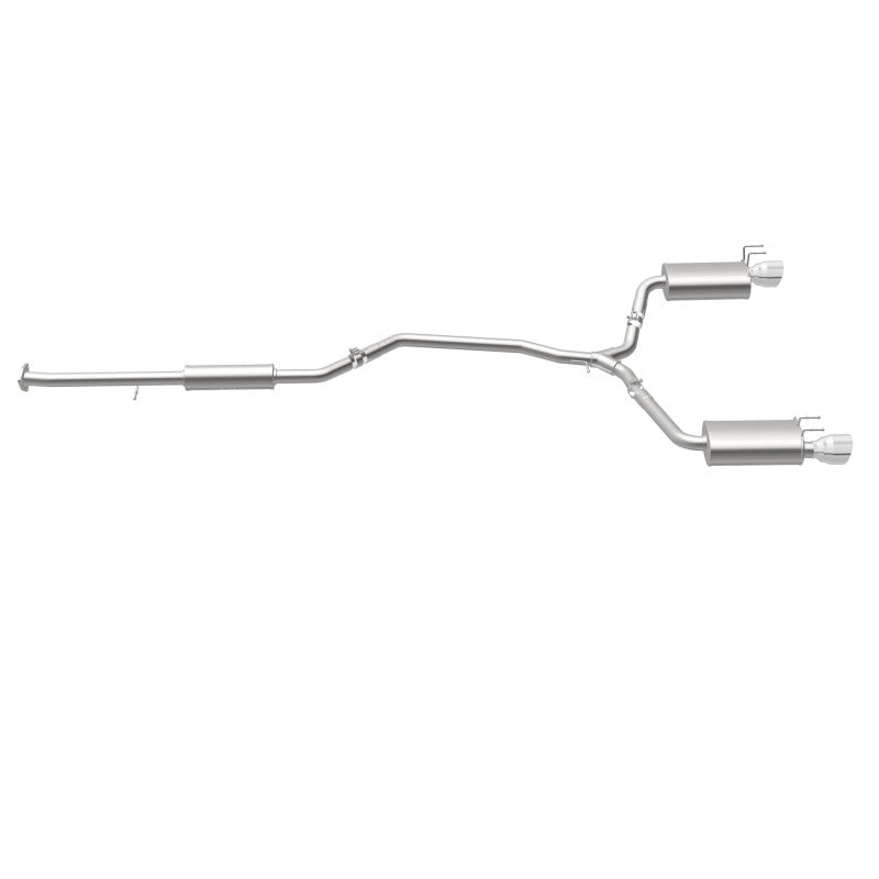 Magnaflow Street Series Cat-Back Exhaust System Honda Accord 3.5L V6 2.5in SS Dual Split Rear Polished Tip (2013-2017) - OneFastShop