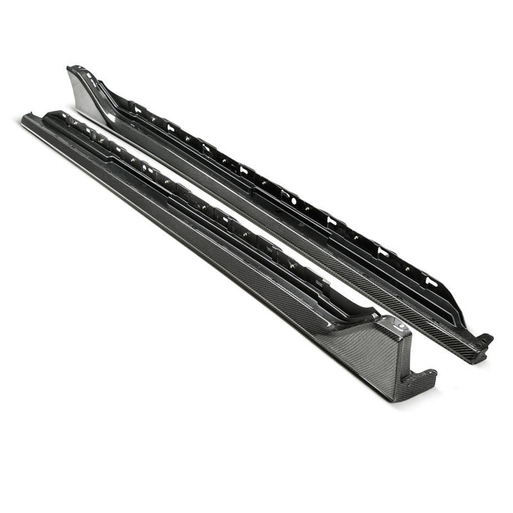 Seibon Carbon Fiber Side Skirts for 2017 Honda Civic Type R OEM - OneFastShop