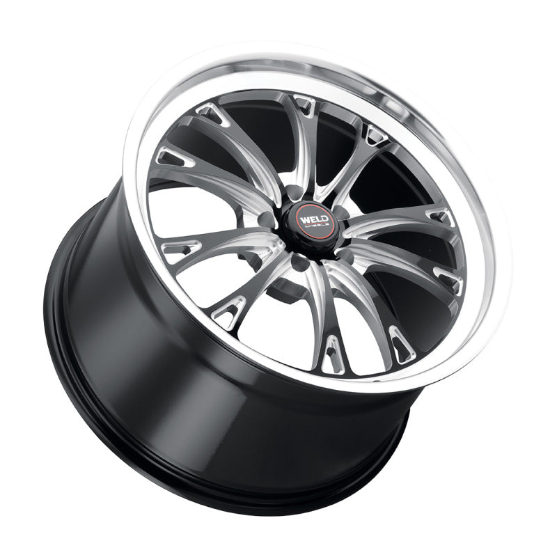 Weld S113 Wheel 20x12 Inch 5x120 ET52 Backspacing 8.50 Gloss Black MIL Hub Dia 72.56 (S113)
