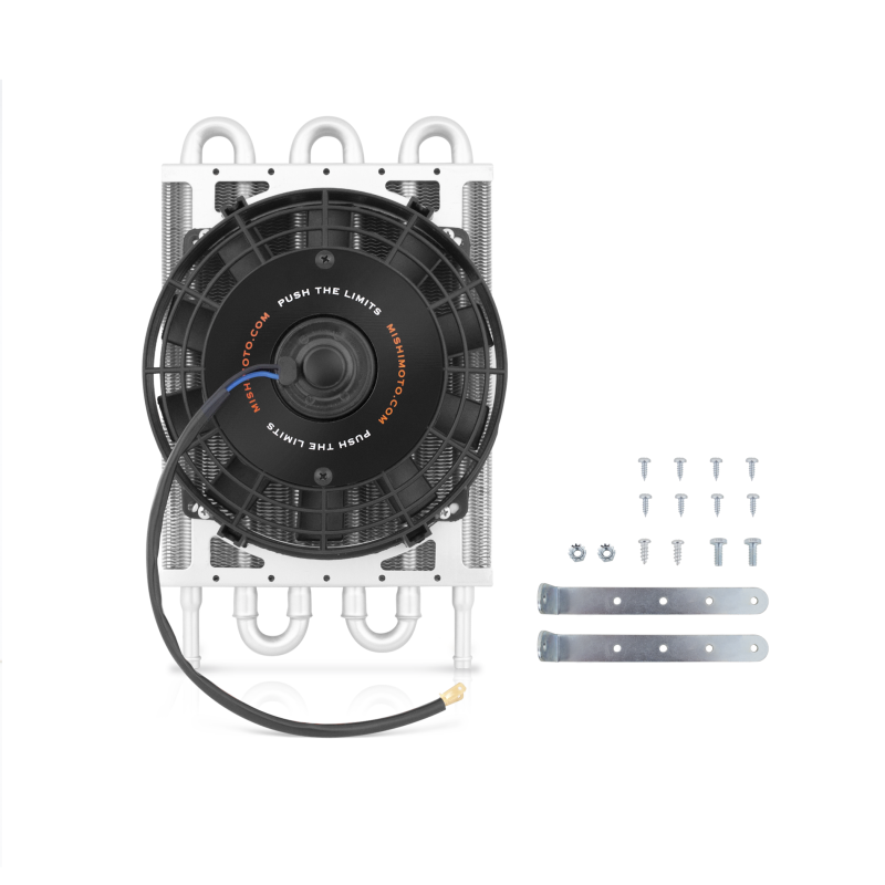 Mishimoto Heavy Duty Transmission Cooler with Electric Fan for Ford Mustang GT/GT Premium/Bullitt/Mach 1 (2018-2021, 2019-2020, 2021) - OneFastShop