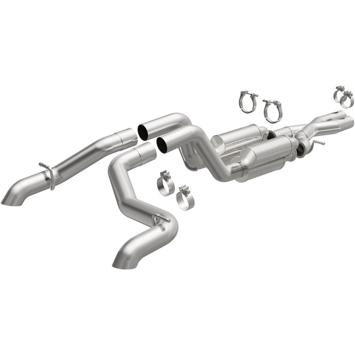 Magnaflow Cat-Back Exhaust 2021-2024 Jeep Wrangler 6.4L Rock Crawler Series Dual Exit Stainless - OneFastShop