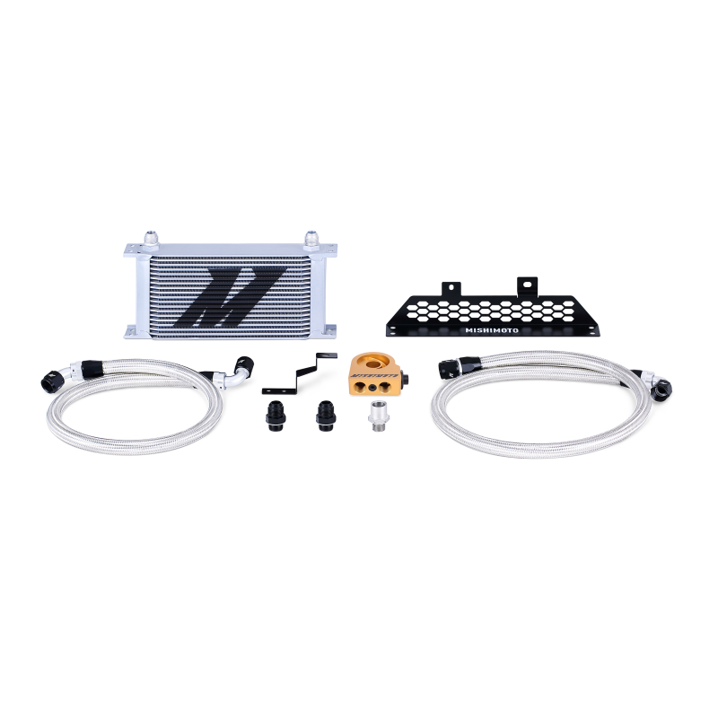 Mishimoto Thermostatic Oil Cooler Kit for 13-18 Ford Focus ST - Silver - OneFastShop