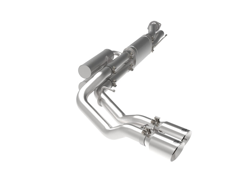 aFe Rebel 3in 409 SS Cat-Back Exhaust with Polish Tips 17-20 Ford F-250 V8 6.2L