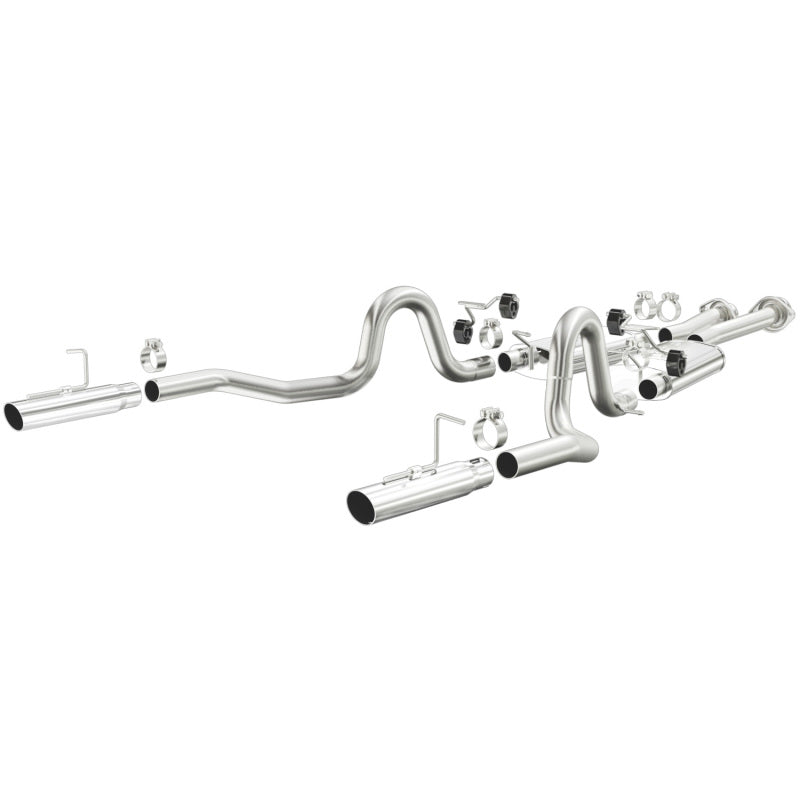 MagnaFlow Street Series Cat-Back Exhaust System Ford Mustang 5.0L 87-93 LX - OneFastShop