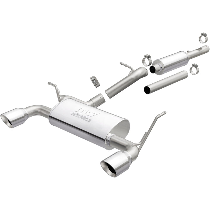 Magnaflow Cat-Back Exhaust 12-16 Jeep Wrangler GT 3.6L V6 Polished Tips - OneFastShop