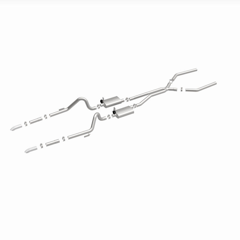 MagnaFlow Street Series Crossmember-Back Exhaust System 2.5inch - 64-66 Ford Mustang