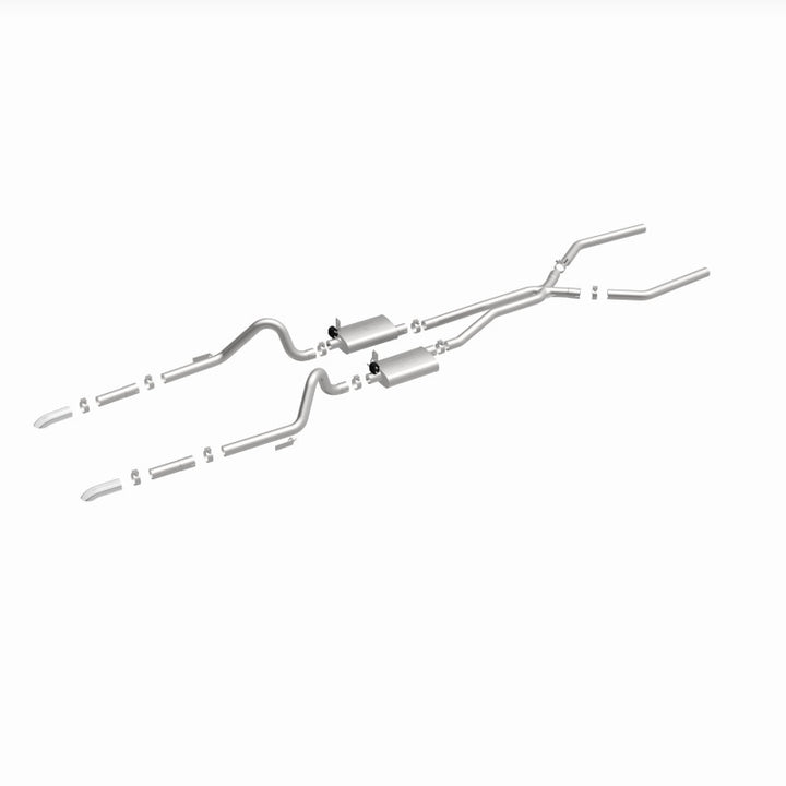 MagnaFlow Street Series Crossmember-Back Exhaust System 2.5inch - 64-66 Ford Mustang