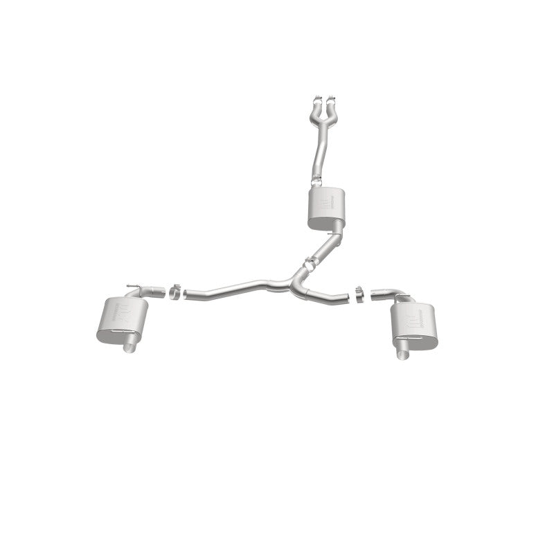 MagnaFlow Performance Exhaust Cat-Back SS Dual Split Rear Exit - 2015 Dodge Charger/Chrysler 300C 3.6L V6 - OneFastShop