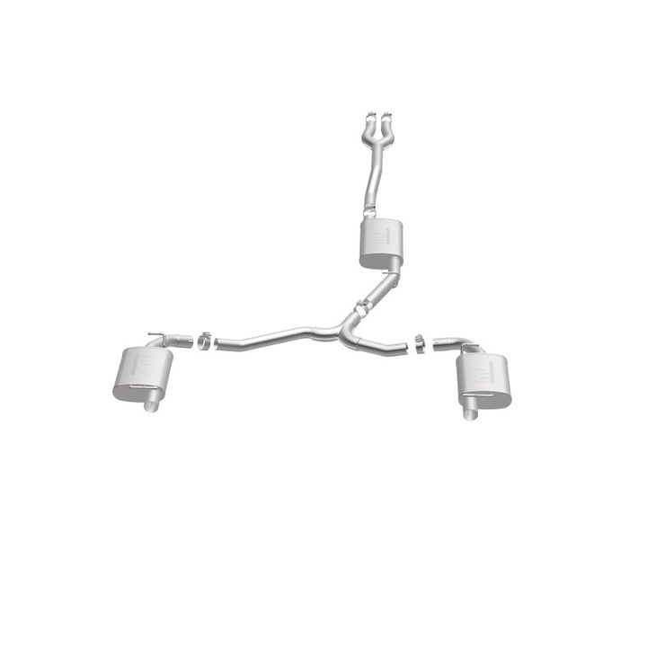 MagnaFlow Performance Exhaust Cat-Back SS Dual Split Rear Exit - 2015 Dodge Charger/Chrysler 300C 3.6L V6 - OneFastShop