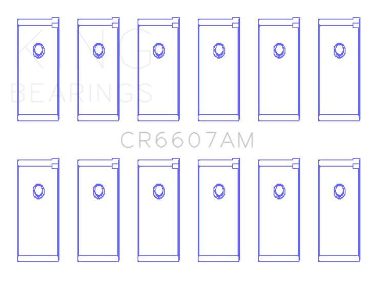 King Engine Bearings Connecting Rod Bearing Set - Size STD for Datsun L28 (Various Models)