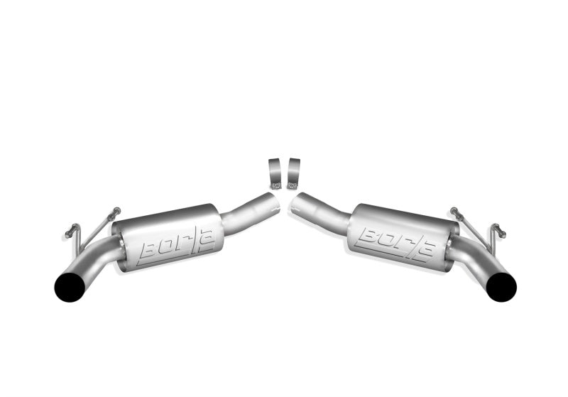 Borla S-Type Rear-Section Exhaust - Chevrolet Camaro SS 6.2L V8 2010-2013 - Tips Not Included