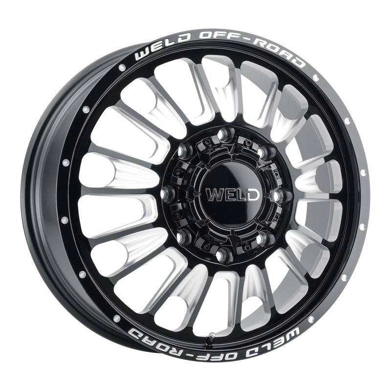 Weld Scorch W121 20X8.25 Gloss Black Front Wheel 8X200 ET108 - Fits MIL 142.2