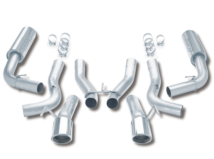 Borla 96-02 Viper GTS/R/T-10 Coupe/Convertible 2dr w/ 2.5in Inlets SS Catback Exhaust System