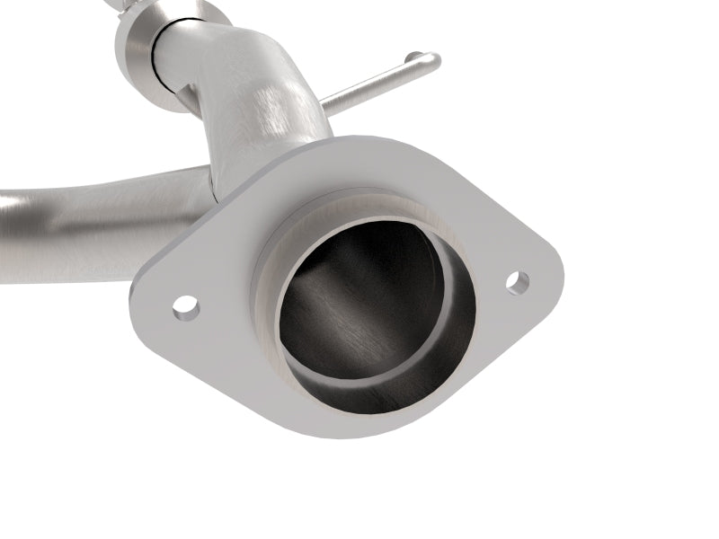 aFe Twisted Steel Y-Pipe with Cat for Toyota Tacoma 05-15 V6-4.0L