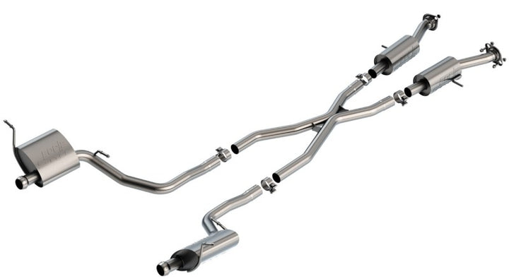 Borla S-Type Cat-Back Exhaust System for 14-20 Jeep Grand Cherokee V6