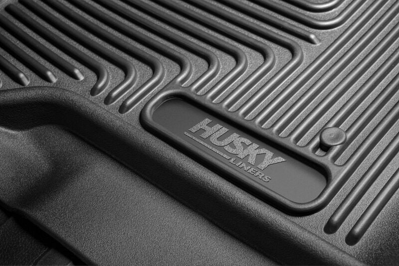 Husky Liners X-Act Contour Front & Second Row Seat Floor Liners - Black for 21-23 Ford F-150 CC SC - OneFastShop