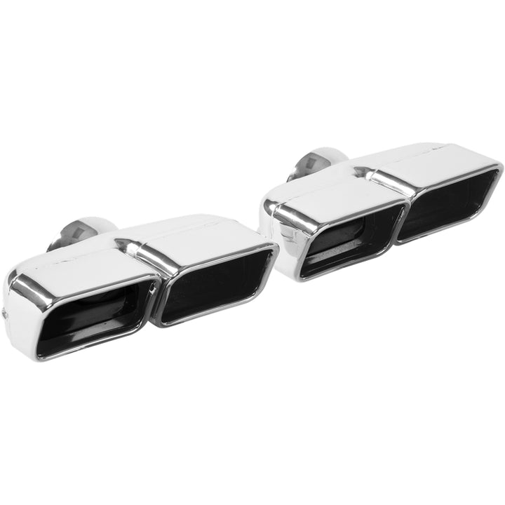 Magnaflow Tip 1-Set Quad Square for 2009-2013 Dodge Challenger R/T, SE, SRT8, SXT, and 2012 Challenger R/T Classic, SXT Plus
