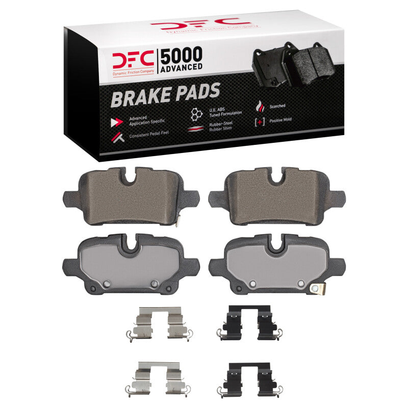 DFC 5000 Advanced Ceramic Rear Brake Pad & Hardware Kit - Chevrolet Equinox / Malibu / GMC Terrain 2020-2025