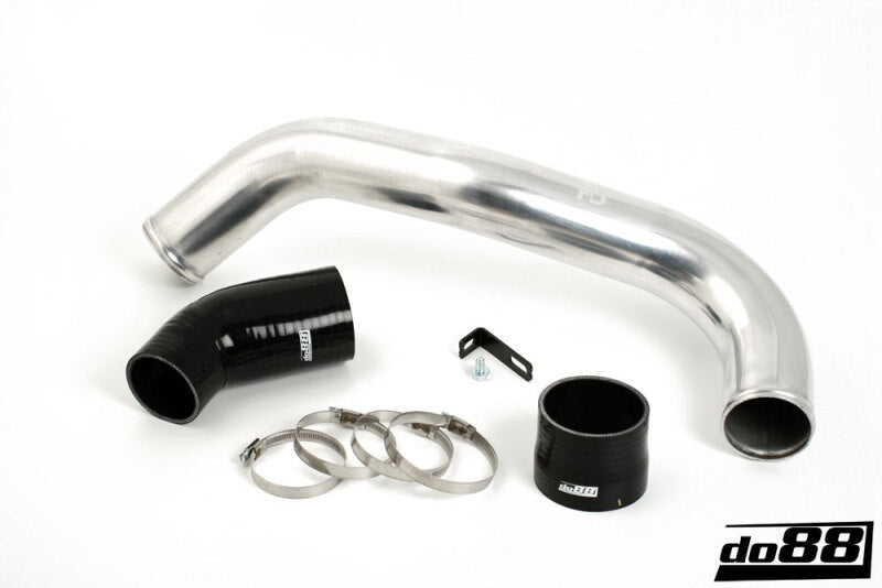 do88 Turbo Inlet Pipe - Volvo T5 / 2.5T 5-Cylinder 2007-2016 - Black Hoses