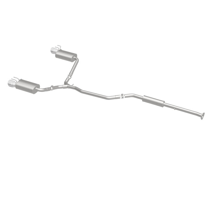 Magnaflow Street Series Cat-Back Exhaust System Honda Accord 3.5L V6 2.5in SS Dual Split Rear Polished Tip (2013-2017) - OneFastShop