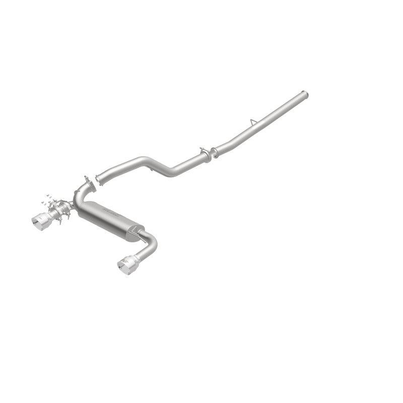 Magnaflow Cat-Back Exhaust System 3in SS Dual Outlet 4.5in Polished Tips for 2016-2018 Ford Focus RS - OneFastShop