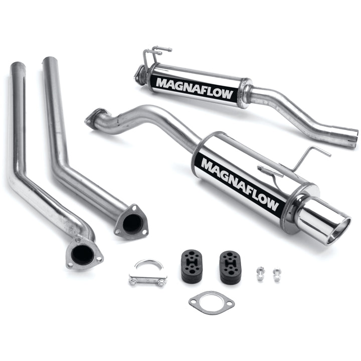 Magnaflow Street Series Cat-Back Exhaust System for 02-03 Acura RSX with 4in. Tip - OneFastShop