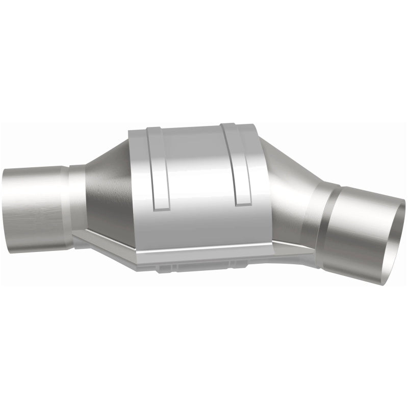 Magnaflow Catalytic Converter Universal 2.50 Angled Inlet OEM Compatible with Multiple Ford and Chevrolet Models - OneFastShop