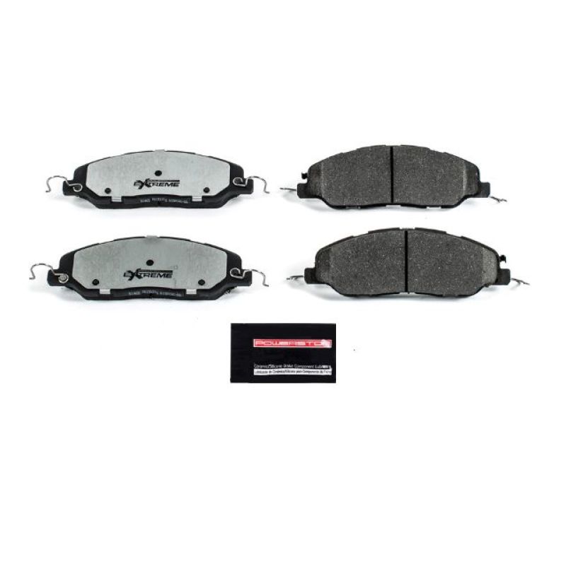 PowerStop Z26 Street Warrior Front Brake Pads with Hardware - Ford Mustang (S197) 2011-2014