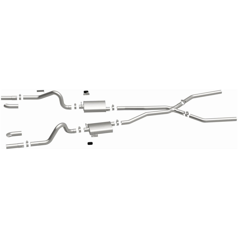 MagnaFlow Exhaust System for 67-70 Mustang 2.50inch w/Tru-X - OneFastShop
