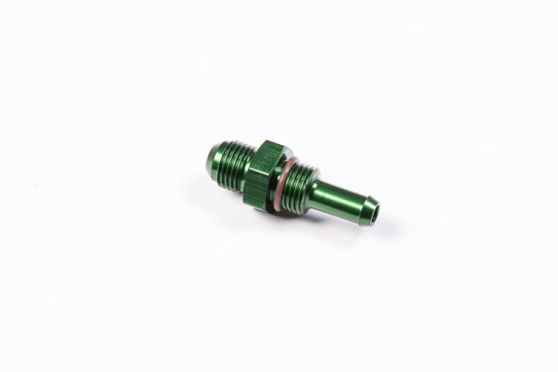 Radium Engineering 5/16in Barb to 6AN Bulkhead Fitting with 9/16-18 Threaded Hole