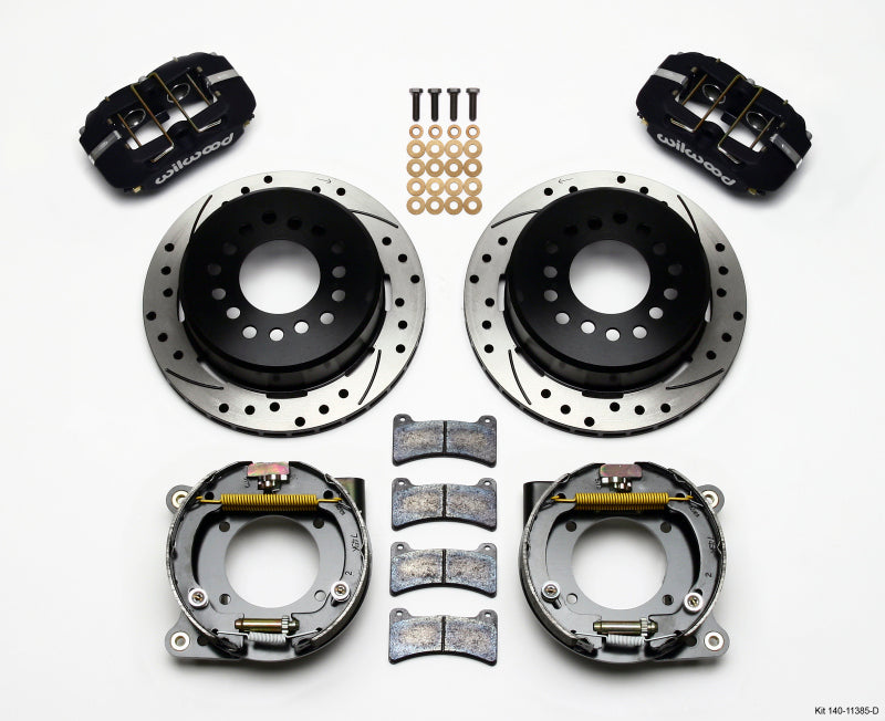 Wilwood Dynapro Low-Profile 11.00in P-Brake Kit Drilled Chevy C-10 1975-1986 2.42 Offset 5-lug - OneFastShop