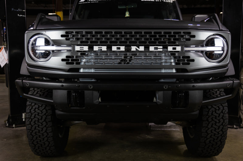 High Mount Intercooler Kit Bronco 2021 Up 2.3L Black Pipes - OneFastShop