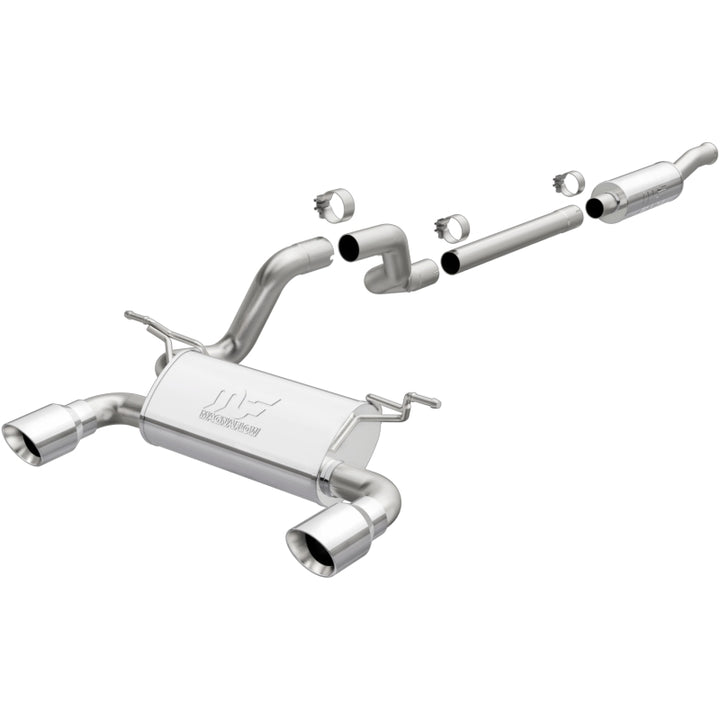 MagnaFlow 2018+ Jeep Wrangler 3.6L 409 SS Dual Split Rear Exit Polished Tips Cat-Back Exhaust - OneFastShop