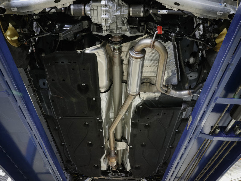 aFe Rebel Series 2-1/2in 304 SS Cat-Back Exhaust for 22-23 Ford Maverick EcoBoost L4 2.0L with Polished Tip