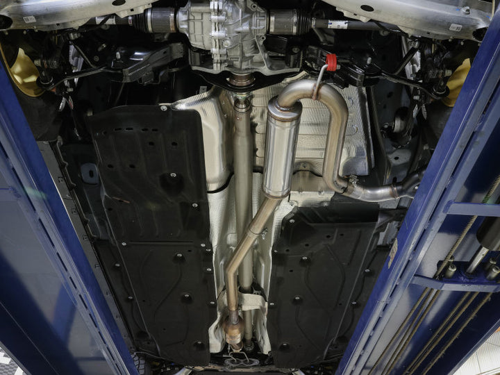 aFe Rebel Series 2-1/2in 304 SS Cat-Back Exhaust for 22-23 Ford Maverick EcoBoost L4 2.0L with Polished Tip