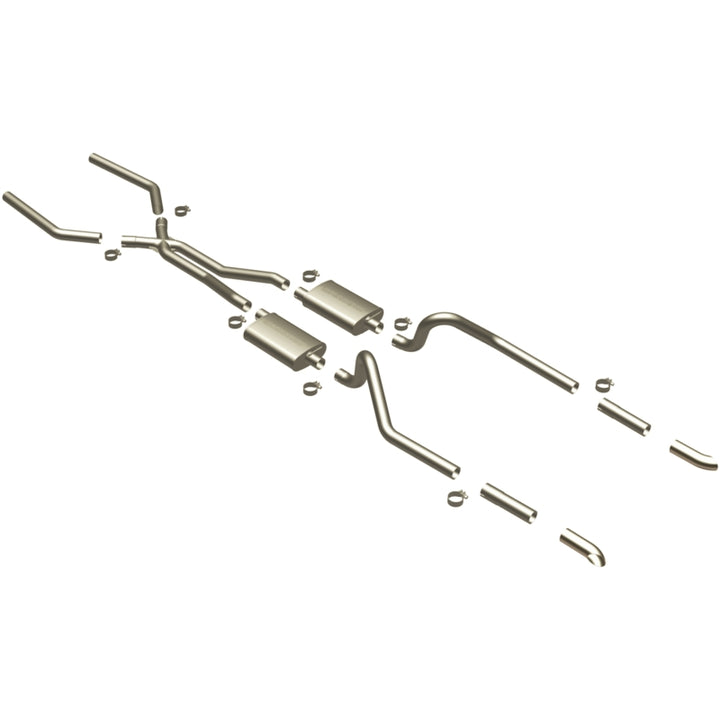 MagnaFlow Exhaust System for 67-70 Mustang 2.50inch w/Tru-X - OneFastShop