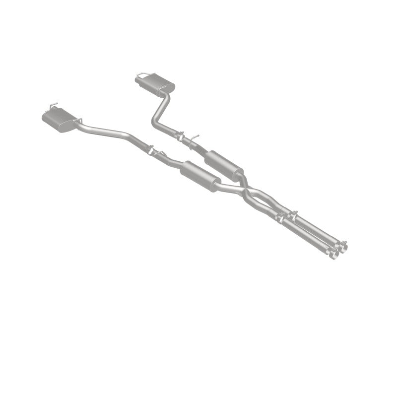 Magnaflow Cat-Back SS 2.5in Dual Split Rear Exit OEM Tips for 15-16 Dodge Charger Chrysler 300 5.7L V8 - OneFastShop