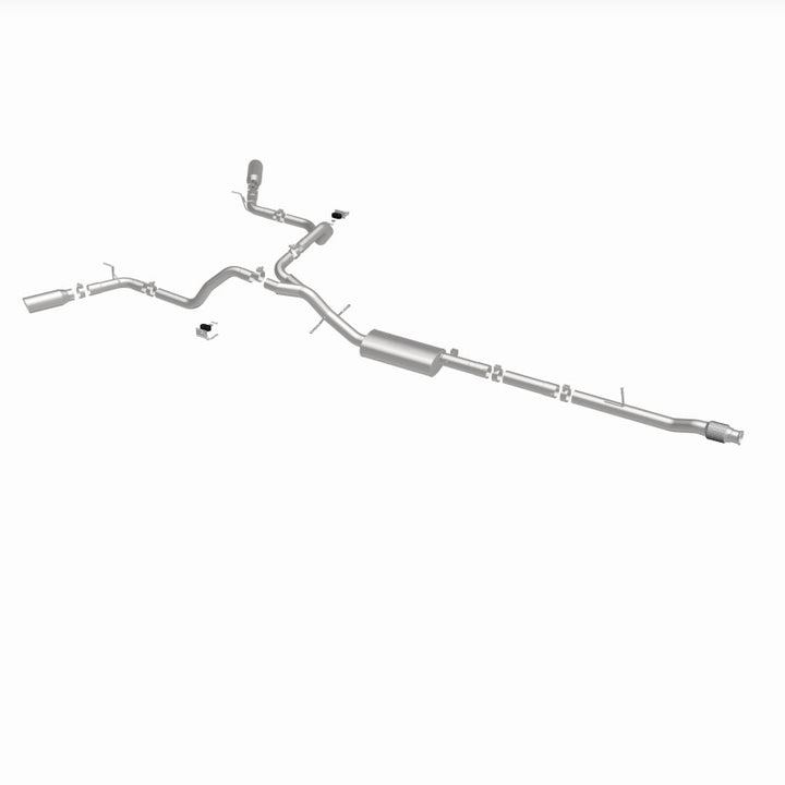 Magnaflow Cat-Back Performance Exhaust System 19473 for 2019-2024 Chevy Silverado 1500 V8 5.3L with Dual Split Exit and Polished Tips - OneFastShop