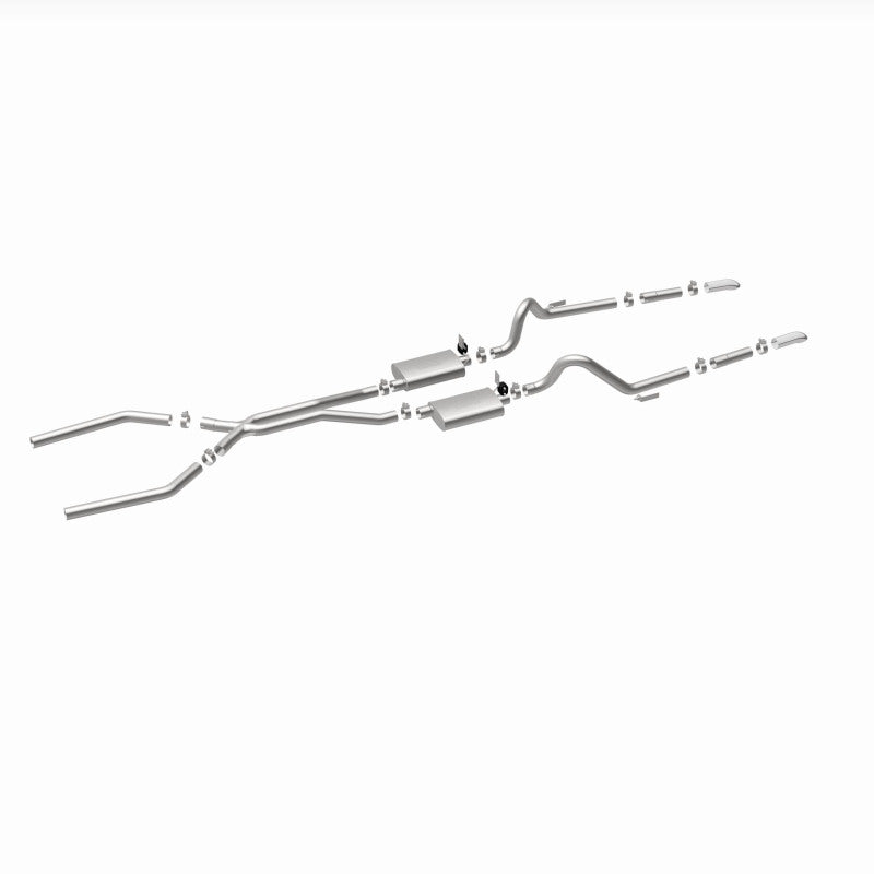 MagnaFlow Street Series Crossmember-Back Exhaust System 2.5inch - 64-66 Ford Mustang