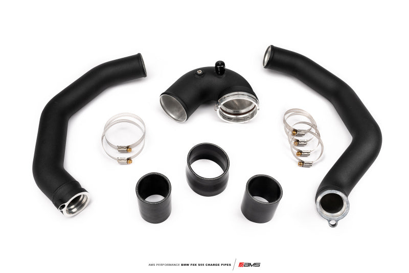 AMS Performance Turbo Engine Charge Pipes for 15-18 BMW M3 / 15-20 BMW M4 with S55 3.0L