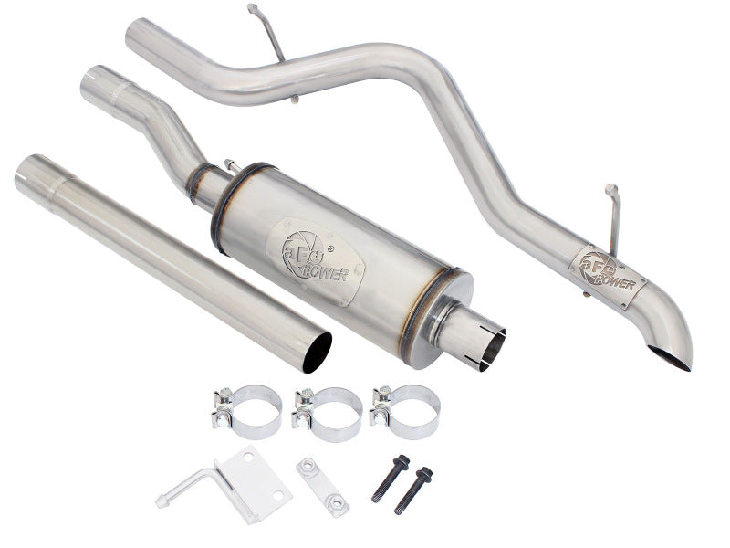aFe MACHForce XP 2.5in SS-409 Cat-Back Exhaust for 07-16 Jeep Wrangler JK V6 3.6L 3.8L 2-4 Door