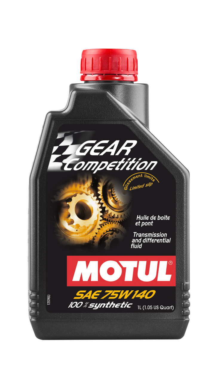 Motul Synthetic Ester 75W140 Transmission Gear Oil 1L - Limited Slip Compatible Models: BMW 323Ci/323i/323is/325i/325is/328Ci/328i/328is/528i, M3/M4/M5/M6, Z3/Z4/Z8, Cadillac ATS/CTS, Chevrolet Equinox, Chrysler 300, Dodge Ram 1500/Vehicles - OneFastShop