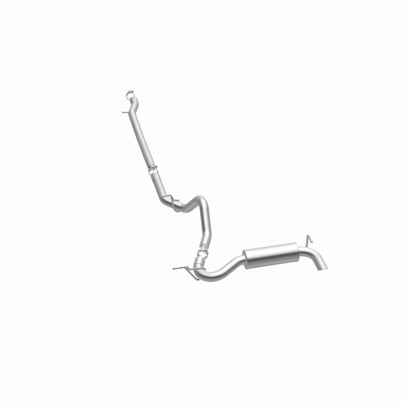 Magnaflow Cat-Back Performance Exhaust for 12-14 Jeep Wrangler 4dr Single Straight Rear P/S Exit Stainless Steel - OneFastShop