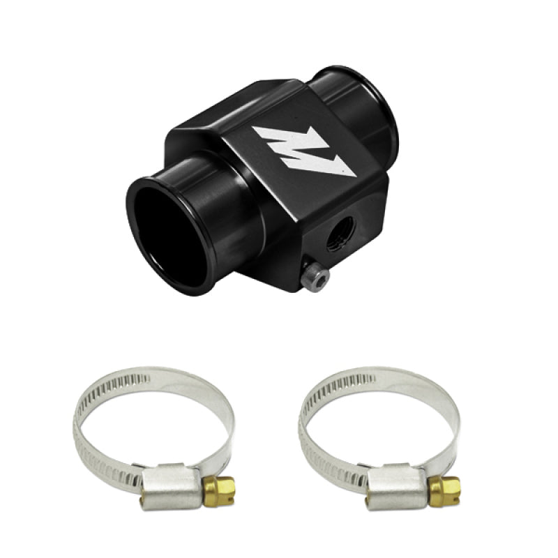 Mishimoto Water Temp Sensor Adapter 30mm Black Aluminum