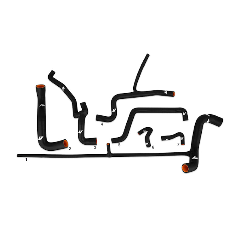 Mishimoto Silicone Radiator Hose Kit Black - Volkswagen Corrado VR6 (1992-1994)