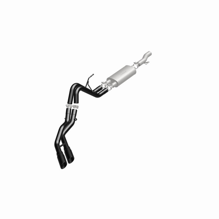 Magnaflow Cat-Back Exhaust System 10-14 Ford Raptor 6.2L V8 2.5/3in Black Dual Same Side Exit Rear 3.5in Tips - OneFastShop