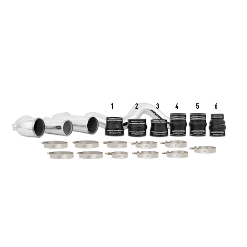 Mishimoto Silver Intercooler Kit - Chevrolet/GMC 6.6L Duramax LML 2011-2016